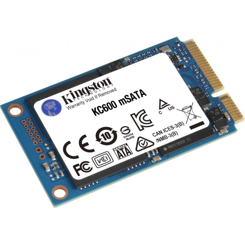 HD SSD KINGSTON KC600 MSATA 512GB SATA 3