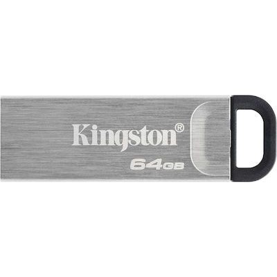 Kingston DataTraveler Kyson 64GB USB 3.2 Stick Ασημί